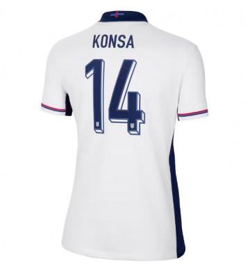 England Ezri Konsa #14 Hjemmebanetrøje Dame EM 2024 Kort ærmer
